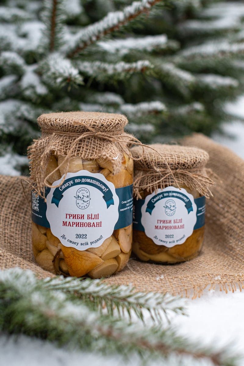 Marynowane grzyby borowiki